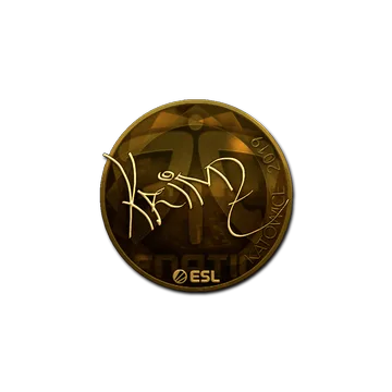 Sticker | KRIMZ (Gold) | Katowice 2019