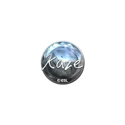 Наклейка | Kaze (металлическая) | Катовице-2019