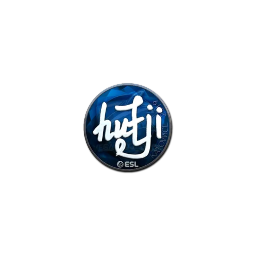 Наклейка | hutji (металлическая) | Катовице-2019