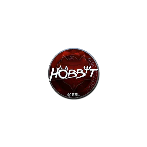 Наклейка | Hobbit (металлическая) | Катовице-2019