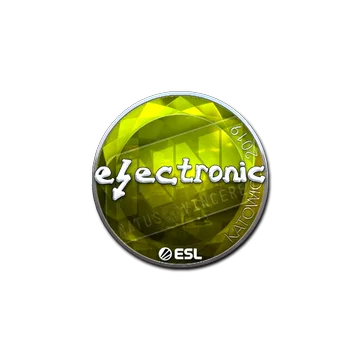Sticker | electronic (Foil) | Katowice 2019