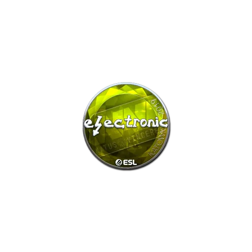Sticker | electronic (Foil) | Katowice 2019