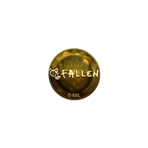Наклейка | FalleN (золотая) | Катовице-2019