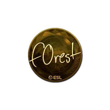 Sticker | f0rest (Gold) | Katowice 2019