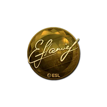 Sticker | flamie (Gold) | Katowice 2019