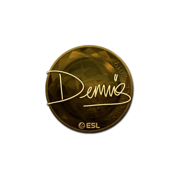 Sticker | dennis (Gold) | Katowice 2019