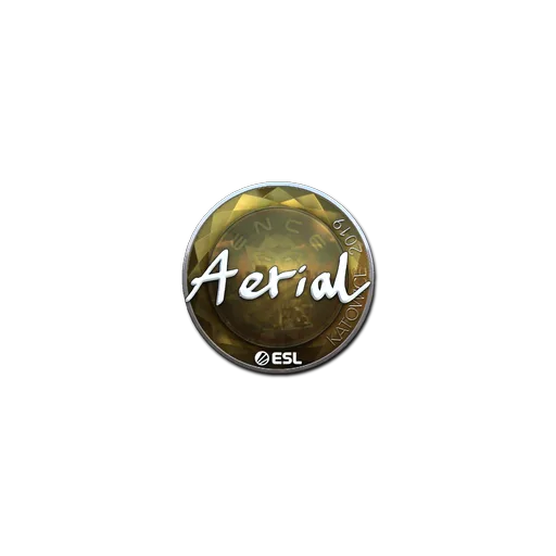 Наклейка | Aerial (металлическая) | Катовице-2019