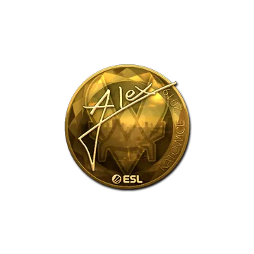 Sticker | ALEX (Gold) | Katowice 2019