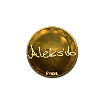Sticker | Aleksib (Gold) | Katowice 2019