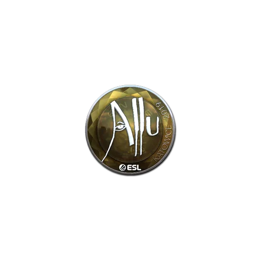 Наклейка | allu (металлическая) | Катовице-2019
