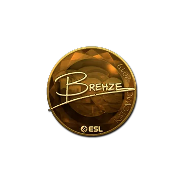 Sticker | Brehze (Gold) | Katowice 2019