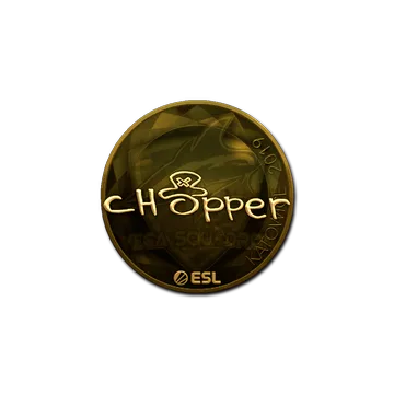 Sticker | chopper (Gold) | Katowice 2019