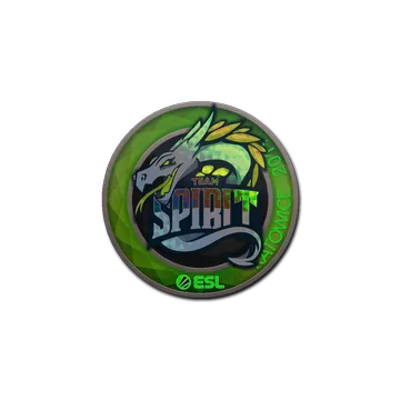 Наклейка | Team Spirit (голографическая) | Катовице-2019