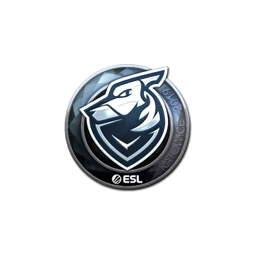 Наклейка | Grayhound Gaming (металлическая) | Катовице-2019