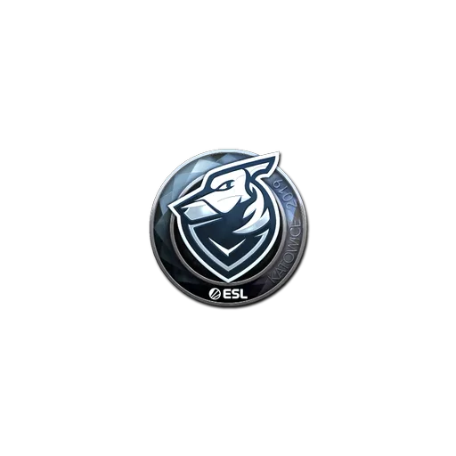 Наклейка | Grayhound Gaming (металлическая) | Катовице-2019