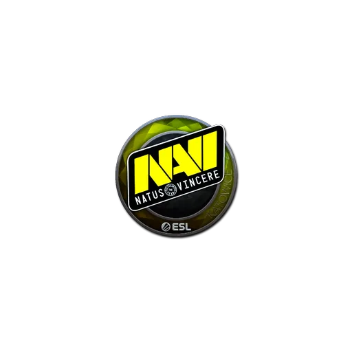 Наклейка | Natus Vincere (металлическая) | Катовице-2019