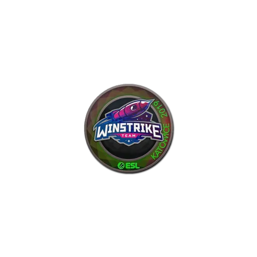 Наклейка | Winstrike Team (голографическая) | Катовице-2019