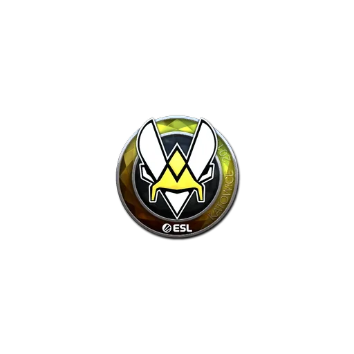 Наклейка | Vitality (металлическая) | Катовице-2019