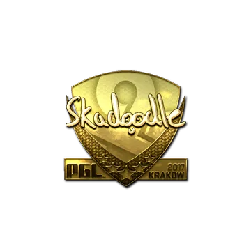 Sticker | Skadoodle (Gold) | Krakow 2017