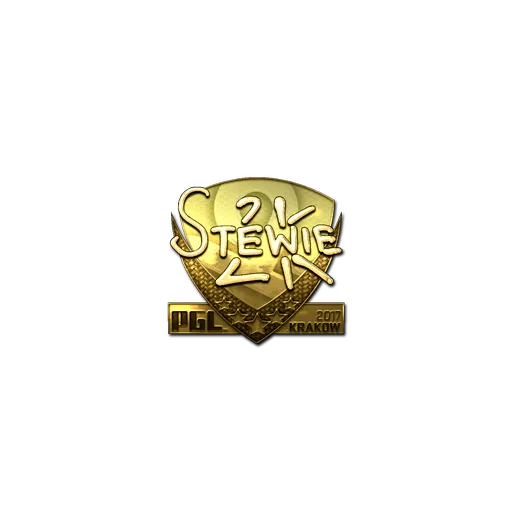Sticker | Stewie2K (Gold) | Krakow 2017