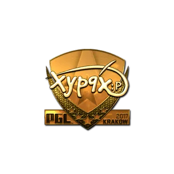 Sticker | Xyp9x (Gold) | Krakow 2017