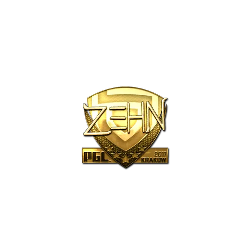 Sticker | zehN (Gold) | Krakow 2017