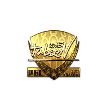 Sticker | tabseN (Gold) | Krakow 2017