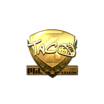 Sticker | TACO (Gold) | Krakow 2017