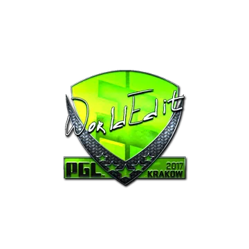 Sticker | WorldEdit (Foil) | Krakow 2017