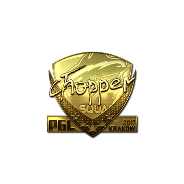 Sticker | chopper (Gold) | Krakow 2017