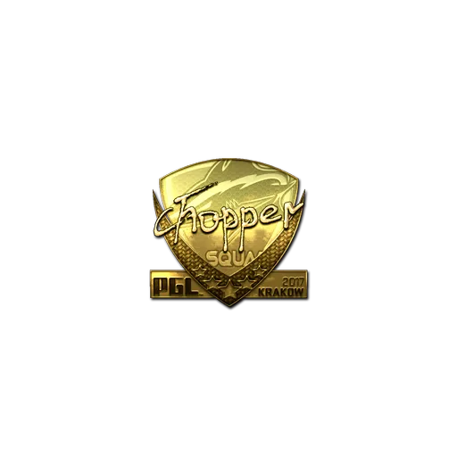 Sticker | chopper (Gold) | Krakow 2017