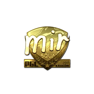 Sticker | mir (Gold) | Krakow 2017