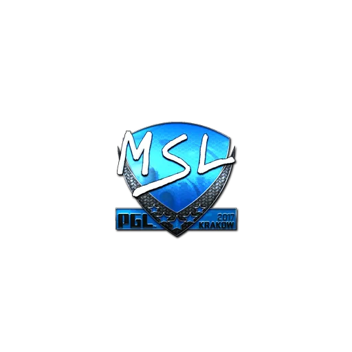 Наклейка | MSL (металлическая) | Краков-2017