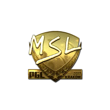 Sticker | MSL (Gold) | Krakow 2017
