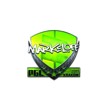 Sticker | markeloff (Foil) | Krakow 2017