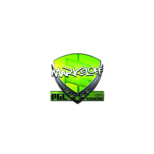 Наклейка | markeloff (металлическая) | Краков-2017