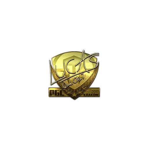 Sticker | LUCAS1 (Gold) | Krakow 2017