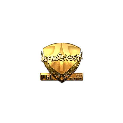 Sticker | olofmeister (Gold) | Krakow 2017