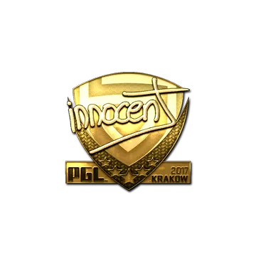 Sticker | innocent (Gold) | Krakow 2017