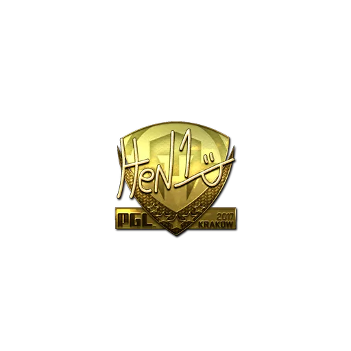 Sticker | HEN1 (Gold) | Krakow 2017