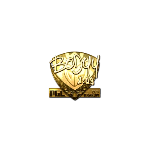 Sticker | bodyy (Gold) | Krakow 2017