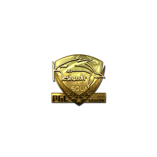 Sticker | keshandr (Gold) | Krakow 2017