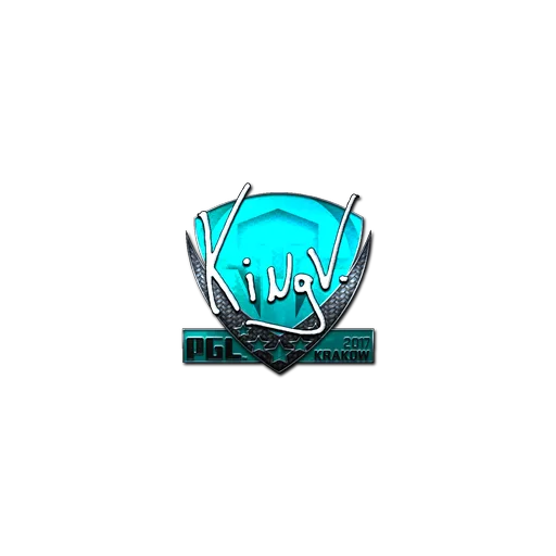 Наклейка | kNgV- (металлическая) | Краков-2017
