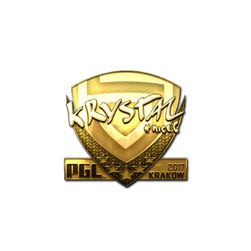 Sticker | kRYSTAL (Gold) | Krakow 2017