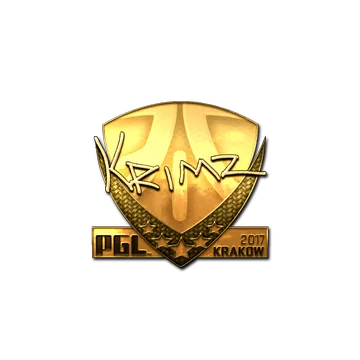 Sticker | KRIMZ (Gold) | Krakow 2017