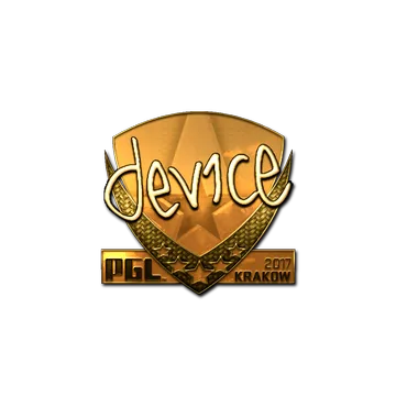 Sticker | device (Gold) | Krakow 2017