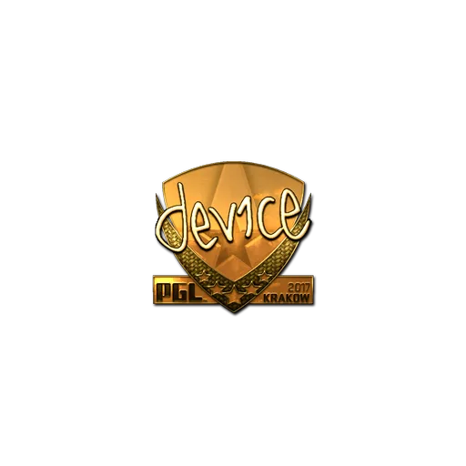 Sticker | device (Gold) | Krakow 2017