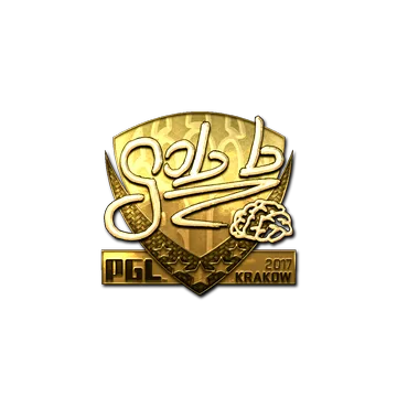 Sticker | gob b (Gold) | Krakow 2017