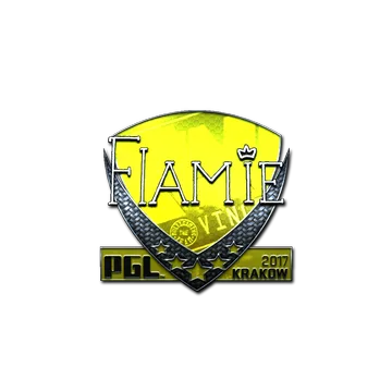 Sticker | flamie (Foil) | Krakow 2017