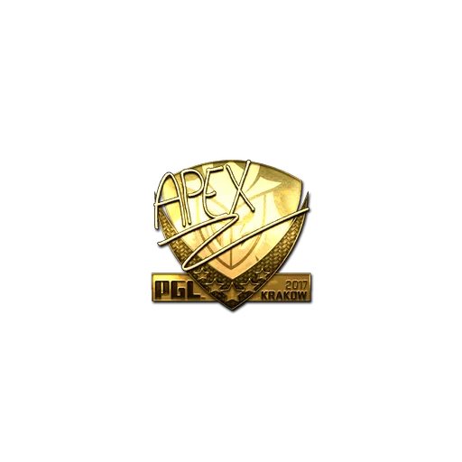 Sticker | apEX (Gold) | Krakow 2017
